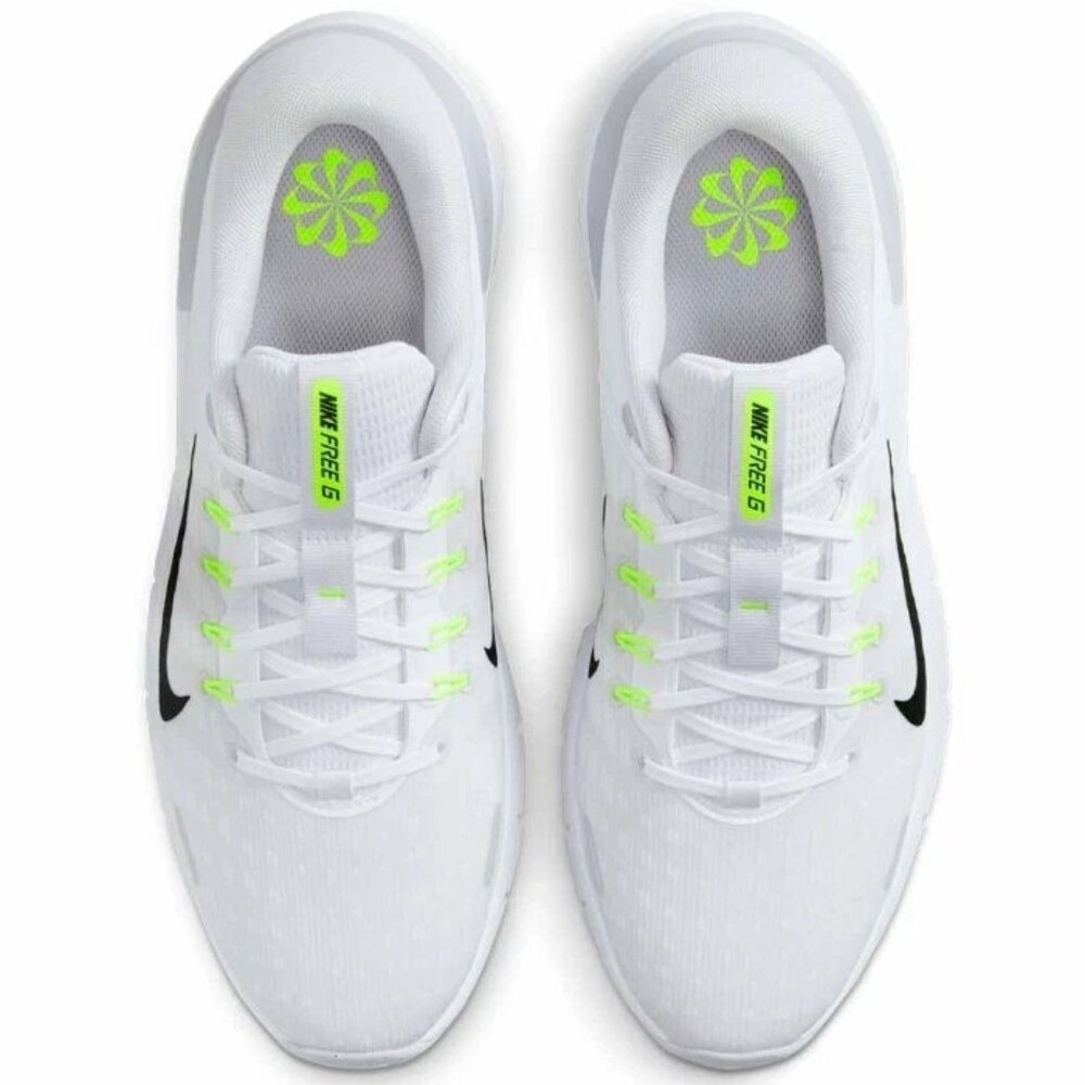 Nike Free Golf NN Men Golf Shoes White Pure Platinium Black FN0332-101 NEW - Picture 4 of 8
